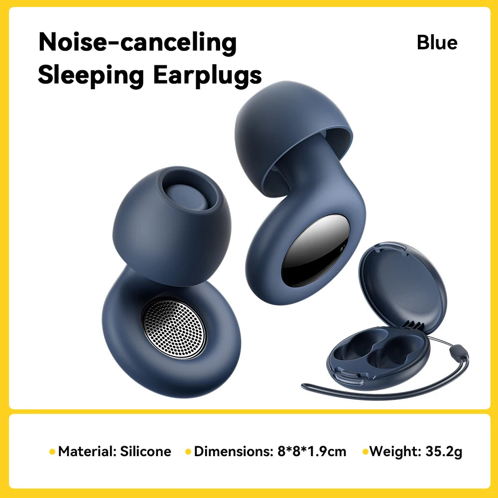 Silicone Earplugs for Sleep Noise Cancel Noise Reduction-Soundproof Reduce Disturbances -Quality loop Earplugs