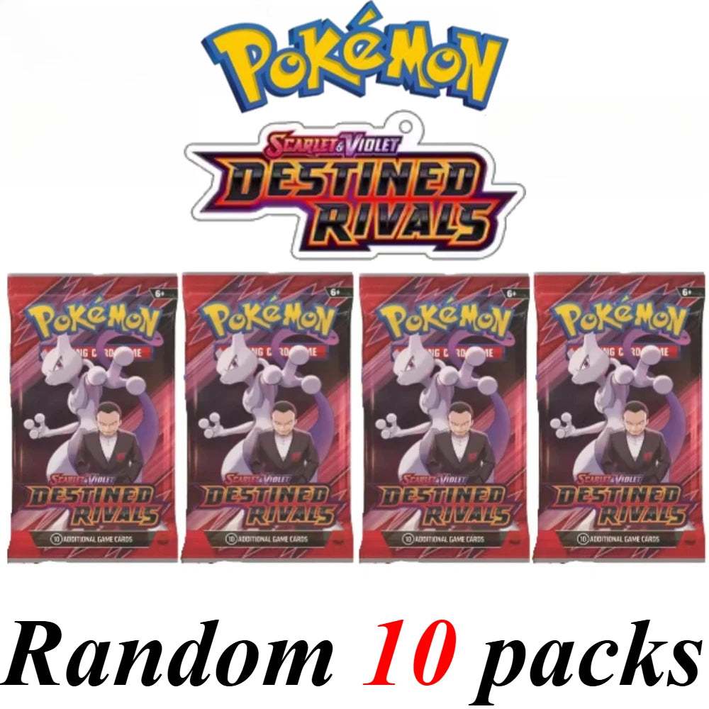 Pokémon  Cards 9+1 Per Pack TCG Mega Evolution Phantasmal Flames Booster Box Trading Card Game Collection Set English Pokemon
