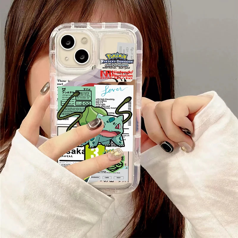 P-Pokemon Cool Pikachu Squirtle Case for Xiaomi Redmi Note 12 13 11 Pro Plus 4G 5G 11S 12S 10 9 8 10S 9S 13C 12C 10C Silicone