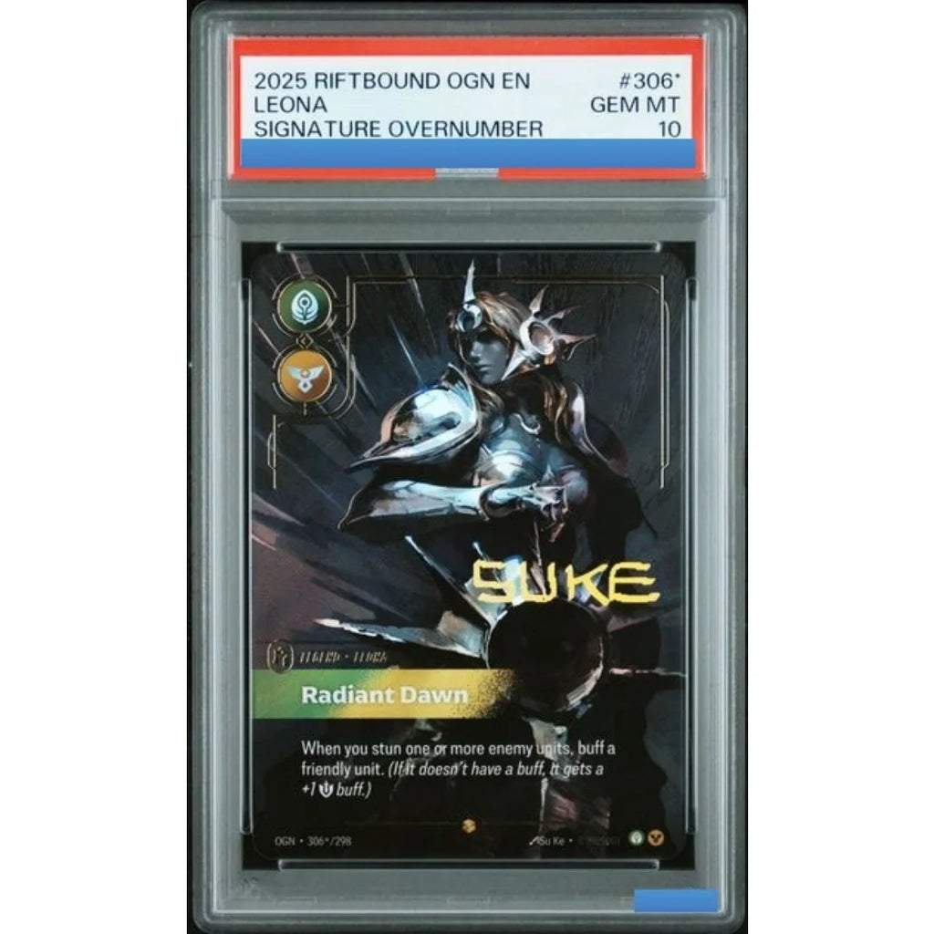 DIY RIFTBOUND LEAGUE OF LEGENDS OGN ORIGINS KAI'SA AHRI SETT SIGNATURE OVERNUMBER Authentication Grading 10 Collection Game Card