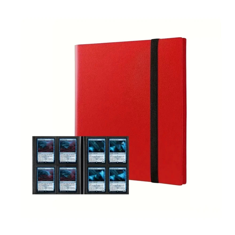 TCG Trading Card Binder with Loading Pockets - Album Display Holder for Yugioh MTG Game Cards Collection Storage Protector Book