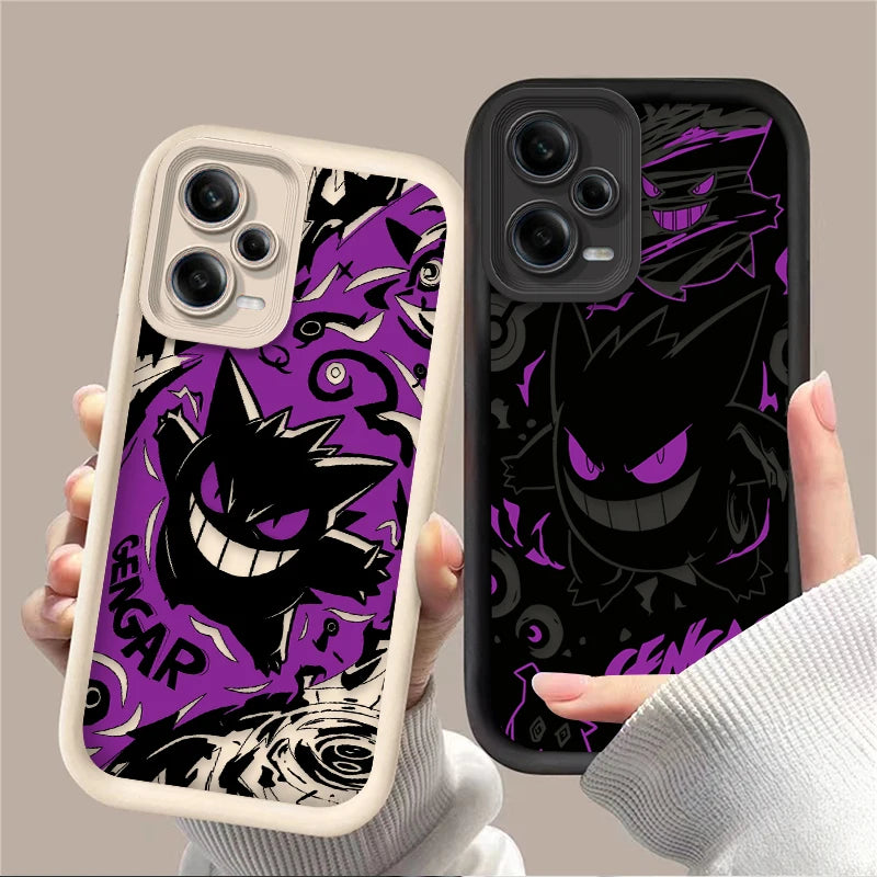 P-Pokemon Cool Gengar Phone Case for Xiaomi Redmi A5 A4 A3 A3X A2 A1 Plus 13X Redmi K80 Ultra K70 K70E K60 K60E K50 K40 K40S K30
