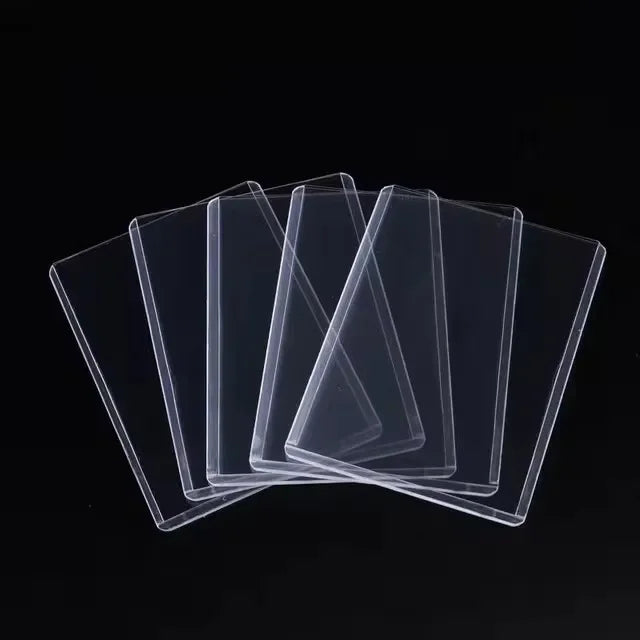 35PT Top Clear Loader Protective Trading Card Holder Hard Plastic Card Sleeves Holder for Baseball Card Sports Cards
