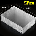 Clear Acrylic Card Holder Snap Type Gaming Sports Trading Card Display Case Kpop Idol Photo Protective Sleeves Not Magnetic