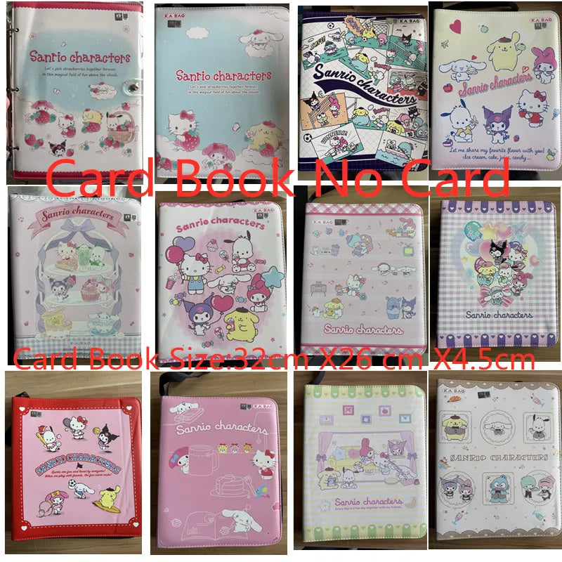 KABAO Original Anime Sanrio Family Kuromi Hello Kitty My Melody Shining Collectible Card Game Trading Card Toys