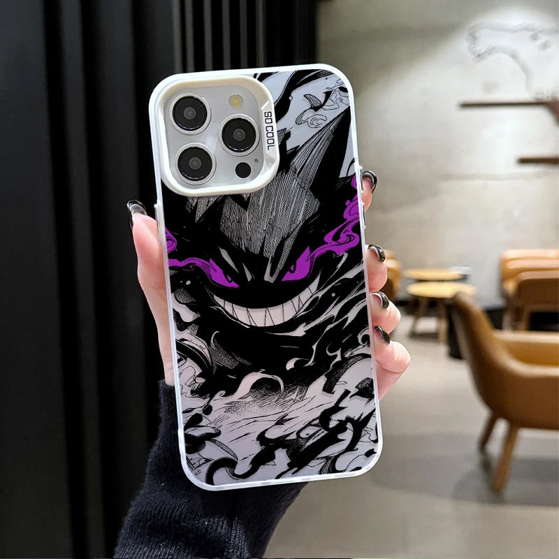 Prank Gengar P-Pokemon Plating Phone Case for Samsung Galaxy S25 Edge S24 S23 S22 S21 S20 Ultra Plus FE A56 A36 A26 Cover