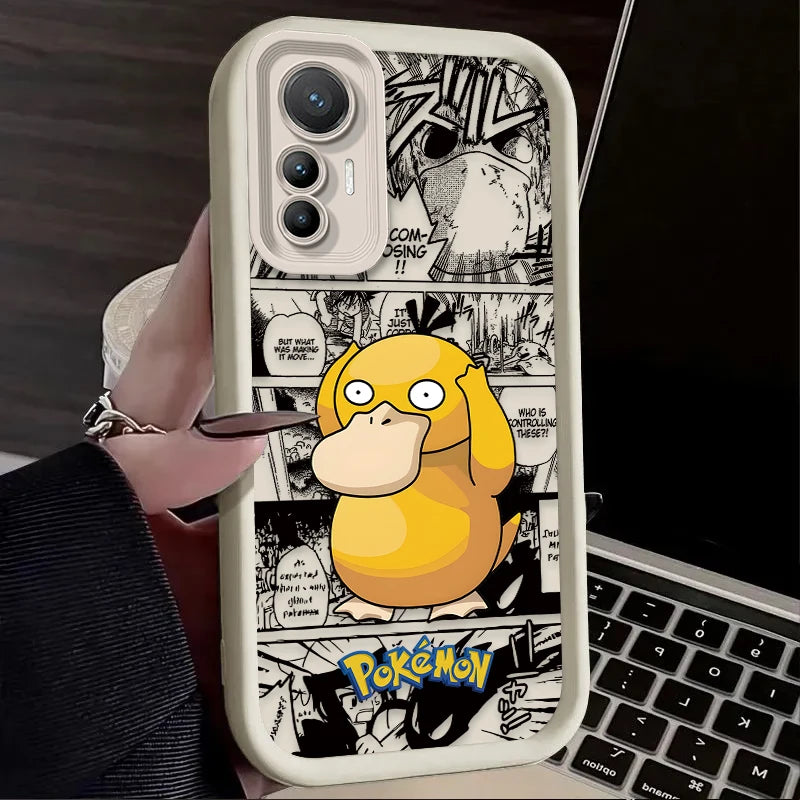 Cartoon P-Pokemon Phone Case for Xiaomi Poco F7 F6 F5 F4 F3 M5s C65 C75 C71 X7 X6 X5 X4 GT X3 NFC M7 M6 Pro 4G 5G Back Cover