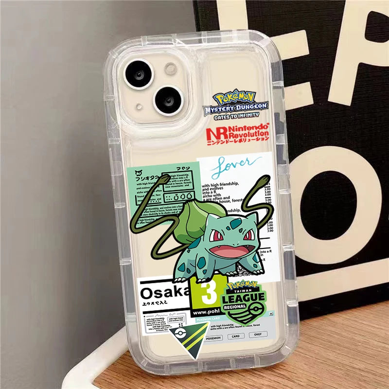 P-Pokemon Cool Pikachu Squirtle Case for Xiaomi Redmi Note 12 13 11 Pro Plus 4G 5G 11S 12S 10 9 8 10S 9S 13C 12C 10C Silicone