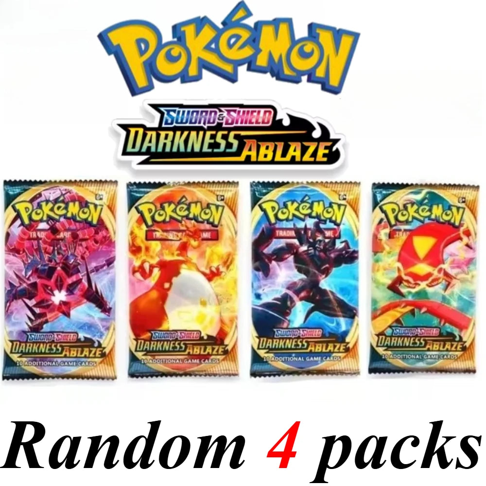Pokémon  Cards 9+1 Per Pack TCG Mega Evolution Phantasmal Flames Booster Box Trading Card Game Collection Set English Pokemon