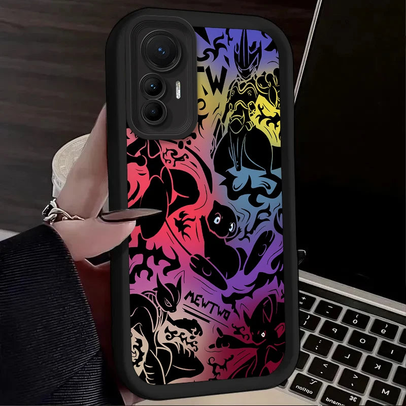 Pokemon Gengar Shockproof Soft Case for Xiaomi Poco X7 X6 X5 X4 GT X3 NFC F7 F6 F5 F4 F3 M5s C65 C75 M6 Pro 4G 5G Printing Cover