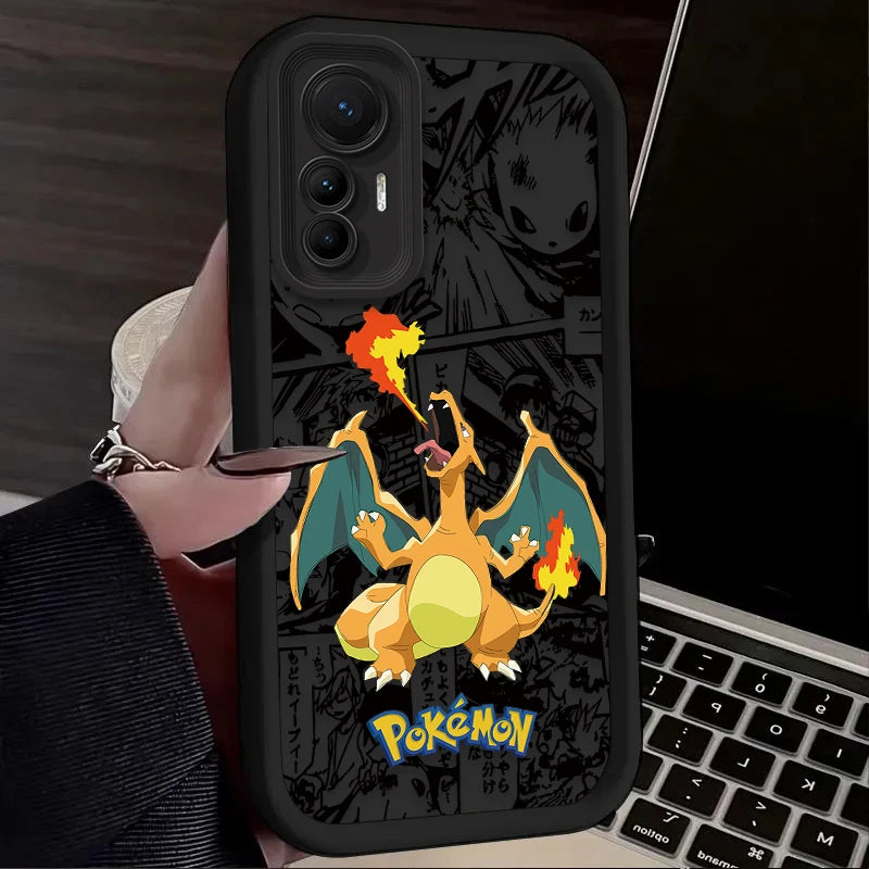 Cartoon P-Pokemon Phone Case for Xiaomi Poco F7 F6 F5 F4 F3 M5s C65 C75 C71 X7 X6 X5 X4 GT X3 NFC M7 M6 Pro 4G 5G Back Cover