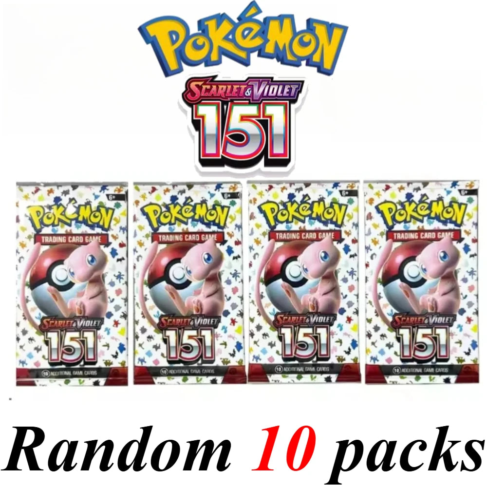 Pokémon  Cards 9+1 Per Pack TCG Mega Evolution Phantasmal Flames Booster Box Trading Card Game Collection Set English Pokemon