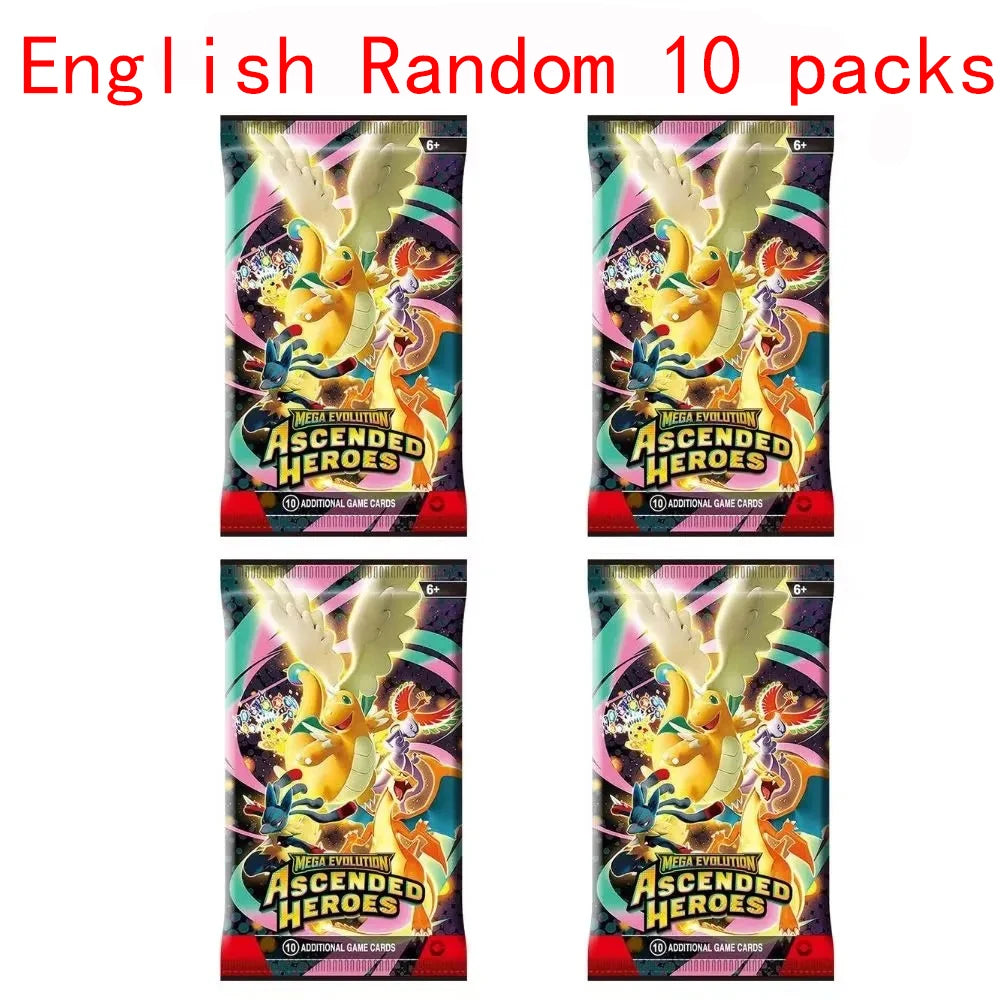 Pokemon Card 10/20 Pcs Prismatic 151 Evolutions English Booster Battle Pokemon Cards Battle Game Carte Trading Collection Cards