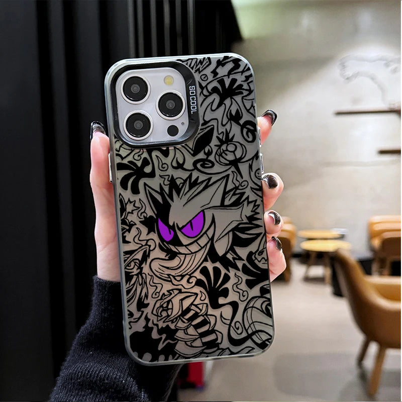 Prank Gengar P-Pokemon Plating Phone Case for Samsung Galaxy S25 Edge S24 S23 S22 S21 S20 Ultra Plus FE A56 A36 A26 Cover