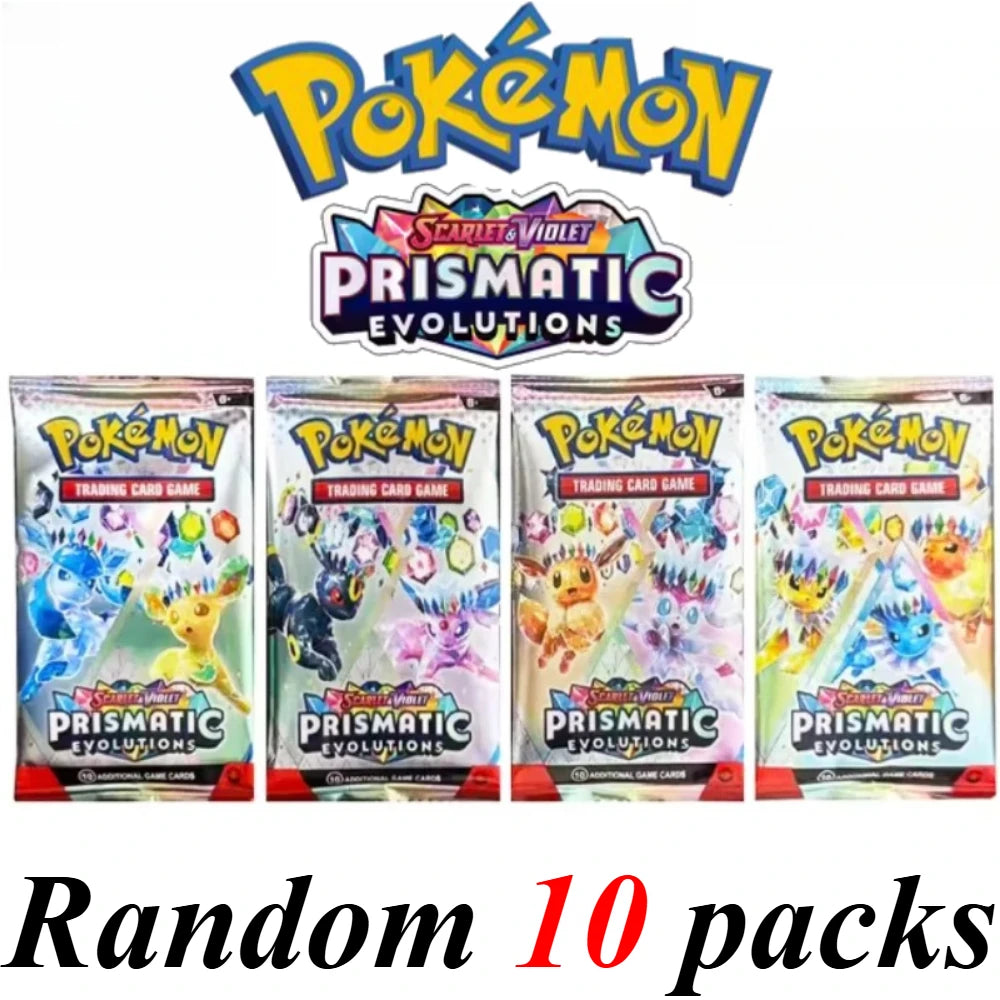 Pokémon  Cards 9+1 Per Pack TCG Mega Evolution Phantasmal Flames Booster Box Trading Card Game Collection Set English Pokemon