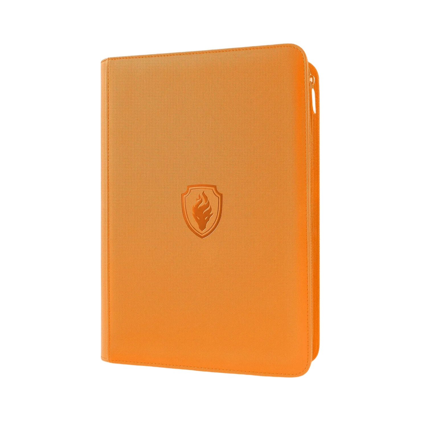 9 Pocket Trading Card Binder, PU Cover Zipper Card Collection Album, Sturdy 360 Side-Loading Card Folder Holder for Game Cards