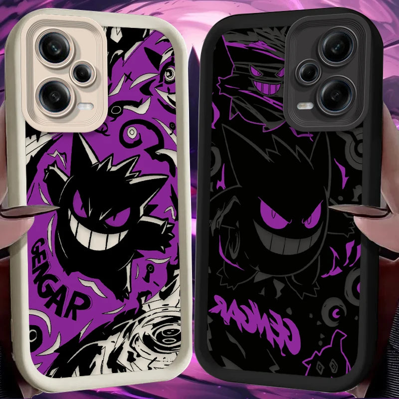 P-Pokemon Cool Gengar Phone Case for Xiaomi Redmi A5 A4 A3 A3X A2 A1 Plus 13X Redmi K80 Ultra K70 K70E K60 K60E K50 K40 K40S K30