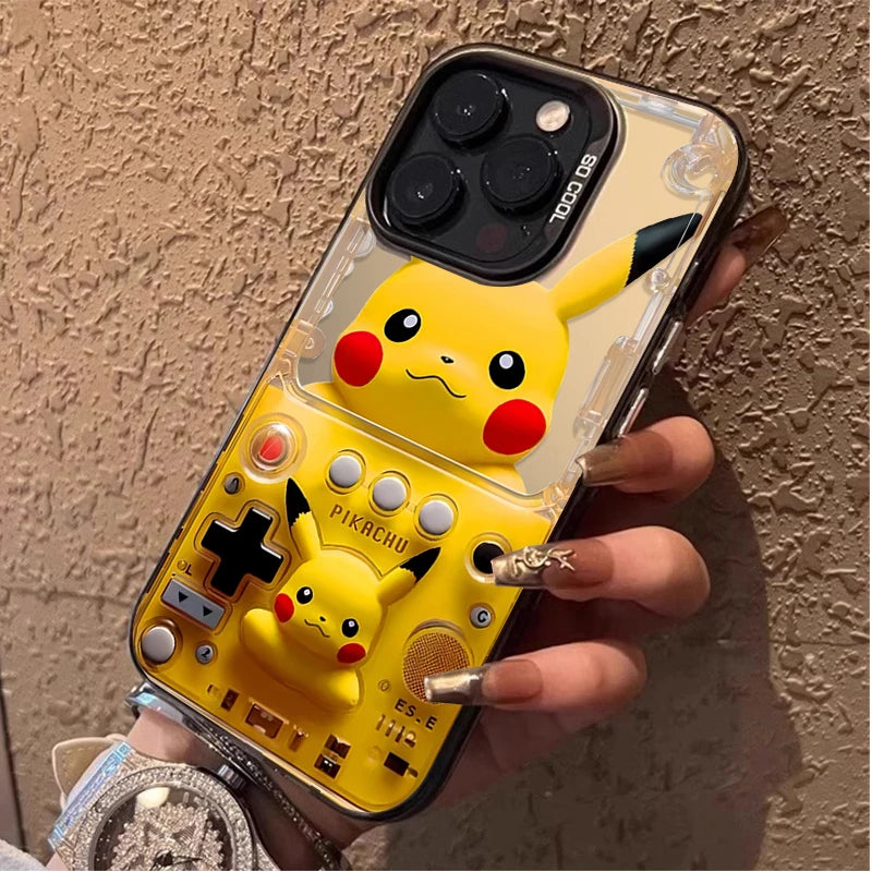 P-Pokemon Game Phone Case for Samsung Galaxy S25 Edge S24 S23 S22 S21 S20 Ultra Plus FE A56 A36 A26 Plating Matte Hard Cover