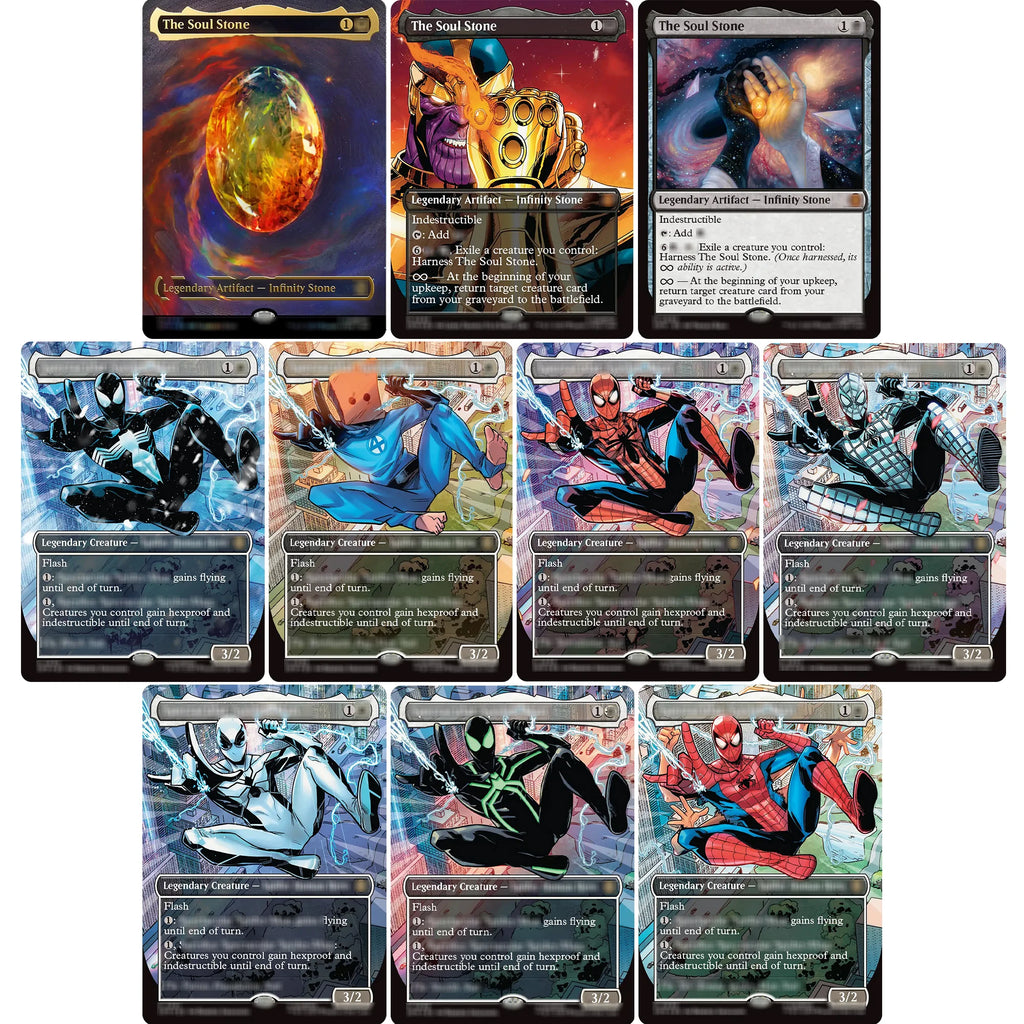 holoFoil The Soul Stone Jeweled Lotus The Ur Dragon Legendary Creature SPM CMM High Quality Proxy Cards Game Deck Trading Cards