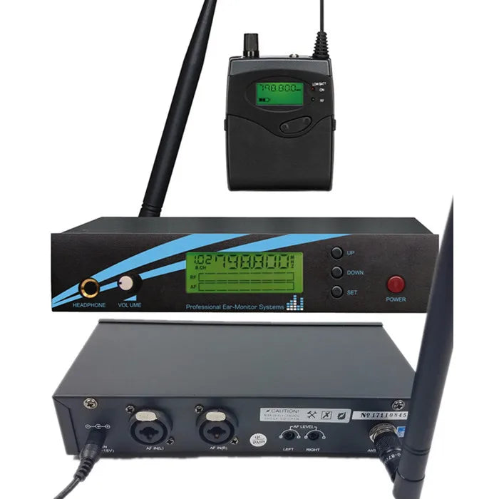 Mono Professional Stage Performance BK500 wireless IEM System earphone UHF In-ear in ear monitor system for singers Stage