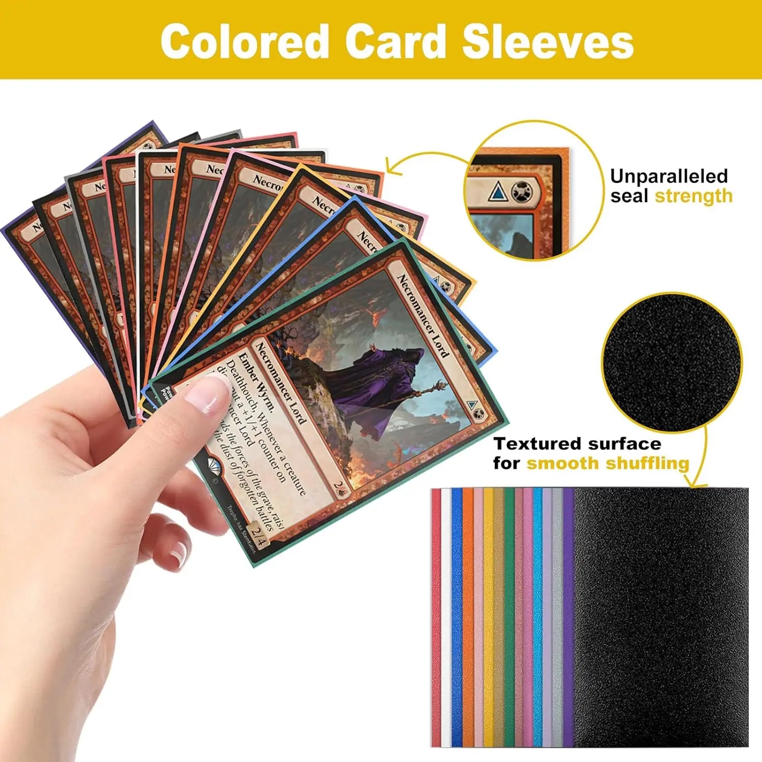 100PCS 66x91mm Matte Standard Size Card Sleeves TCG Trading Cards Protector For Tarot Shield Board Games Magical Cover PKM
