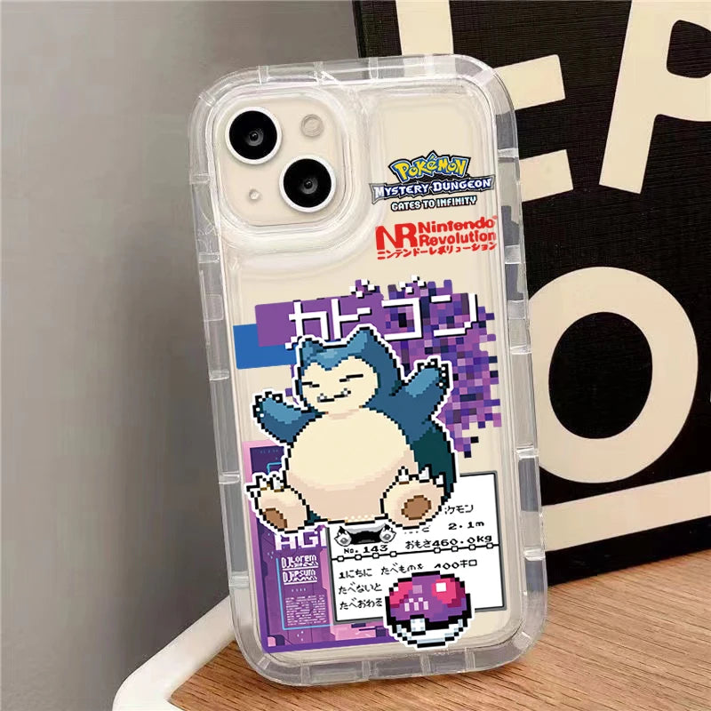 P-Pokemon Cool Pikachu Squirtle Case for Xiaomi Redmi Note 12 13 11 Pro Plus 4G 5G 11S 12S 10 9 8 10S 9S 13C 12C 10C Silicone