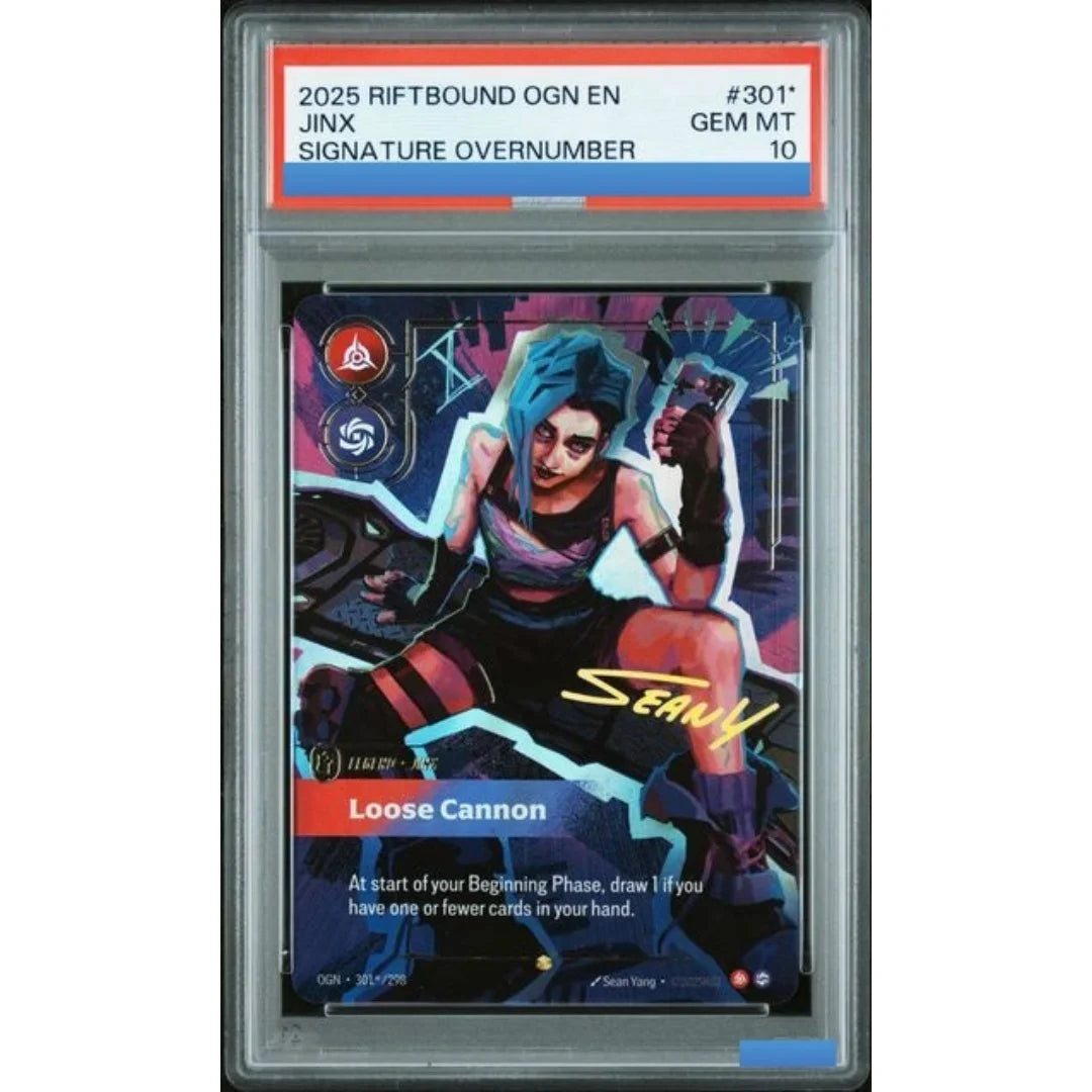 DIY RIFTBOUND LEAGUE OF LEGENDS OGN ORIGINS KAI'SA AHRI SETT SIGNATURE OVERNUMBER Authentication Grading 10 Collection Game Card