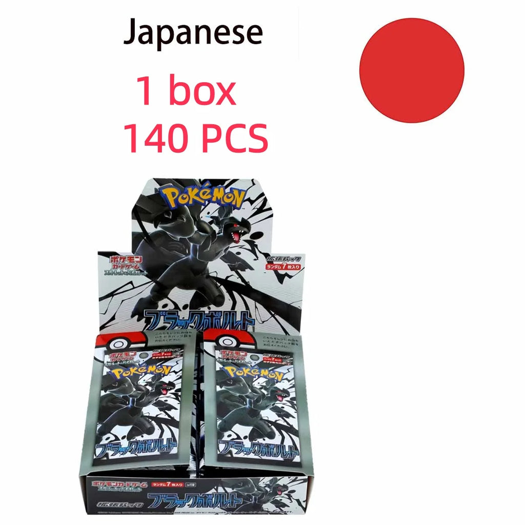 Pokemon Cards TCG 140/Box Scarlet Violet 151 Japan SV2a Sv11W Zekrom Version Classics Expansion Booster Box Trade Card Kid Gifts
