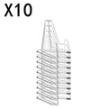 Triangular Card Display Stand 30 Pack – Mini Acrylic Idol Photo Picture Holder, Rack for Coin & Sports Trading Cards