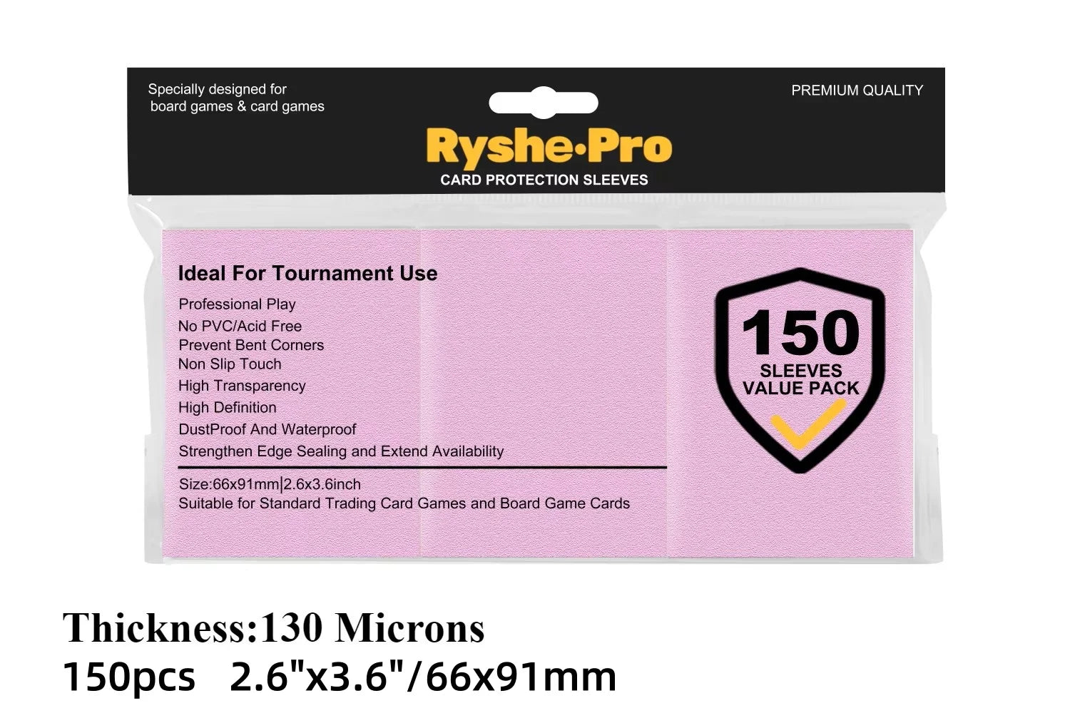 100pcs Clear Card Sleeves for Trading Card Perfect for Double-sleeving and Compatible with Pokemon Mtg Cards Sport Cards