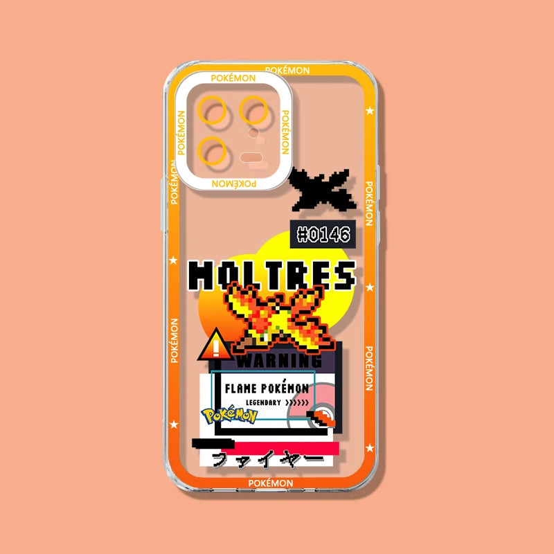 P-Pokemon Case for MOLTRES CHARIZARD Xiaomi Mi 15T 14T 13T 12T 11T Pro Max Xiaomi 17 Ultra 15 14 13 12 11 Lite 5G NE Phone Cover