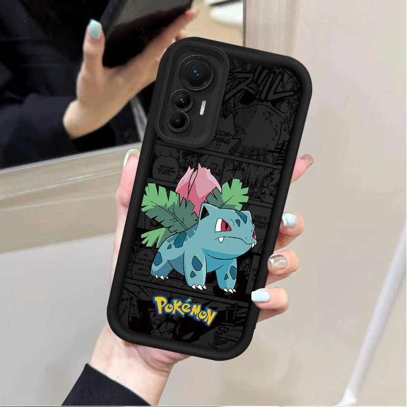 Cartoon P-Pokemon Phone Case for Xiaomi Poco F7 F6 F5 F4 F3 M5s C65 C75 C71 X7 X6 X5 X4 GT X3 NFC M7 M6 Pro 4G 5G Back Cover