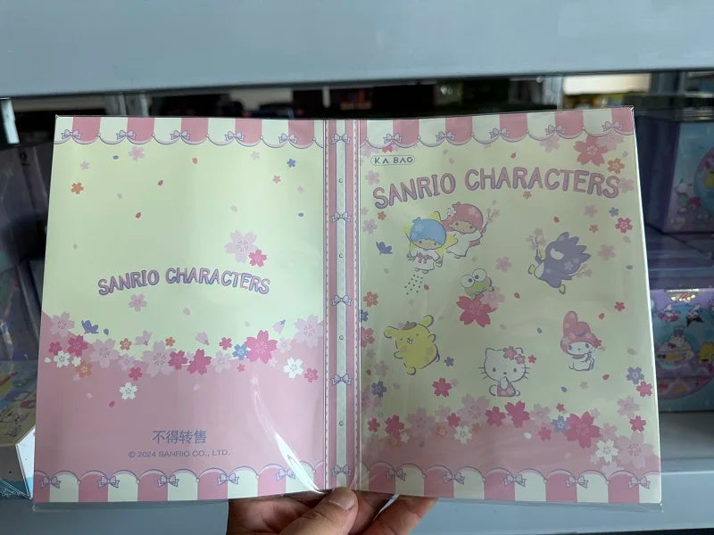 KABAO Original Anime Sanrio Family Kuromi Hello Kitty My Melody Shining Collectible Card Game Trading Card Toys