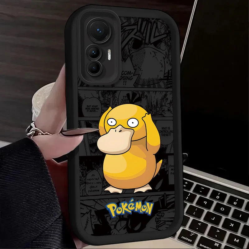 Cartoon P-Pokemon Phone Case for Xiaomi Poco F7 F6 F5 F4 F3 M5s C65 C75 C71 X7 X6 X5 X4 GT X3 NFC M7 M6 Pro 4G 5G Back Cover