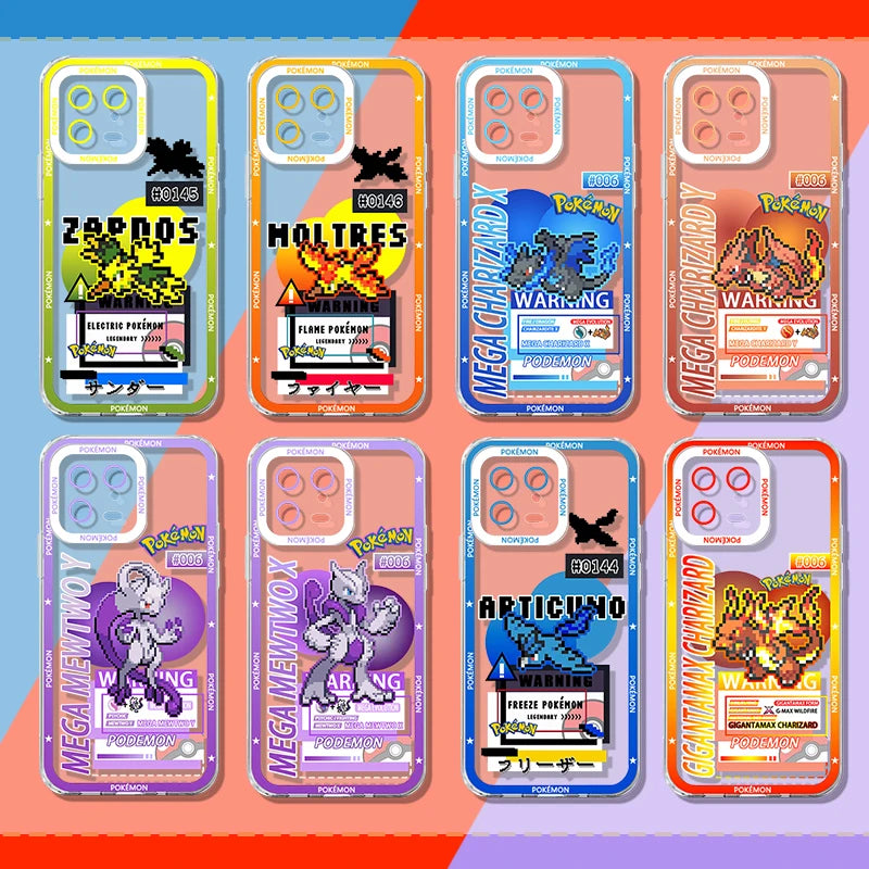 P-Pokemon Case for MOLTRES CHARIZARD Xiaomi Mi 15T 14T 13T 12T 11T Pro Max Xiaomi 17 Ultra 15 14 13 12 11 Lite 5G NE Phone Cover