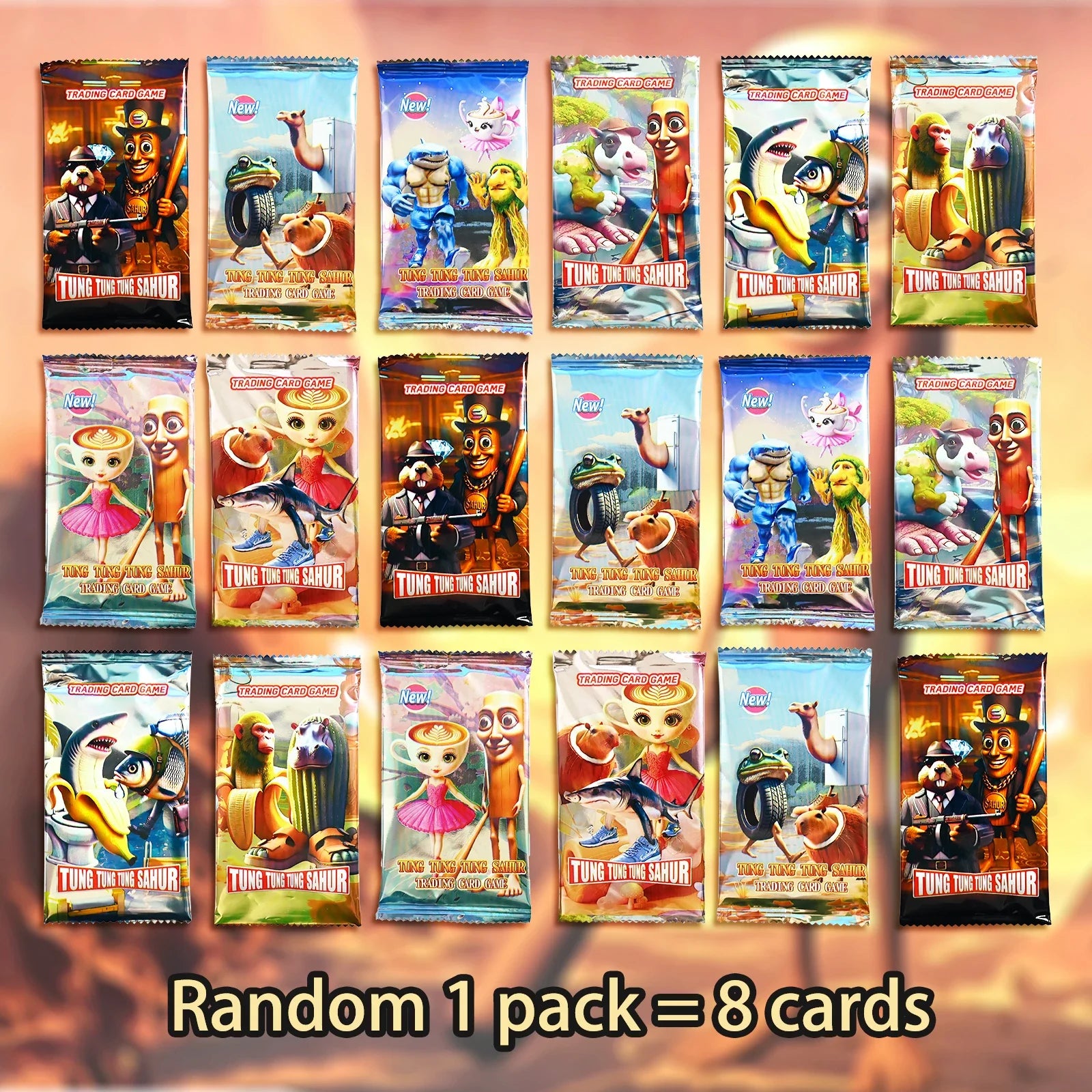 Italian Brainrot Collection Cards Trading Cards Game Card Battle Carte Toystung Sahur Tralalero Tralala For fans Children Gift