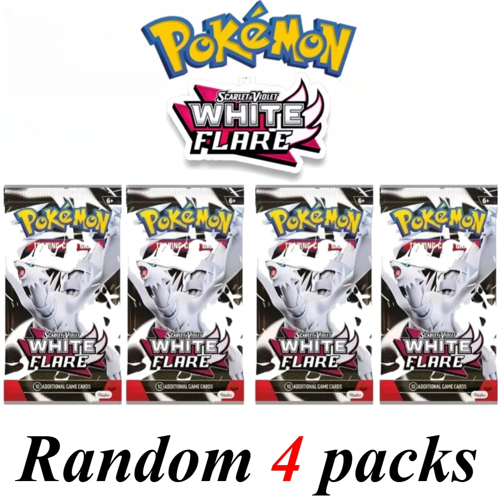 Pokémon  Cards 9+1 Per Pack TCG Mega Evolution Phantasmal Flames Booster Box Trading Card Game Collection Set English Pokemon