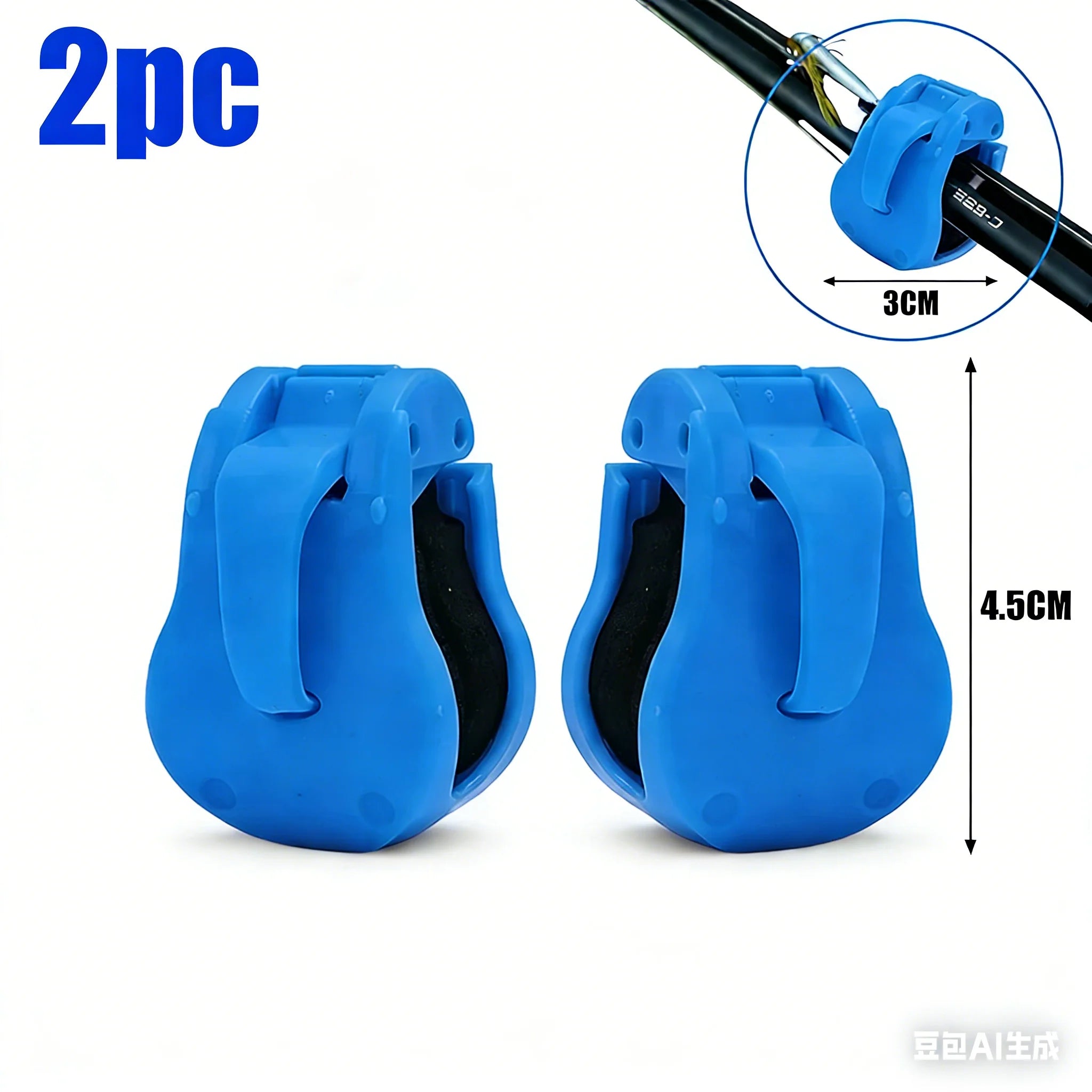 ABS Fishing Rod Holder Universal Multifunction Fixation for Lure Sea Table Rods Transport Storage Anti Slip Protective 260608A
