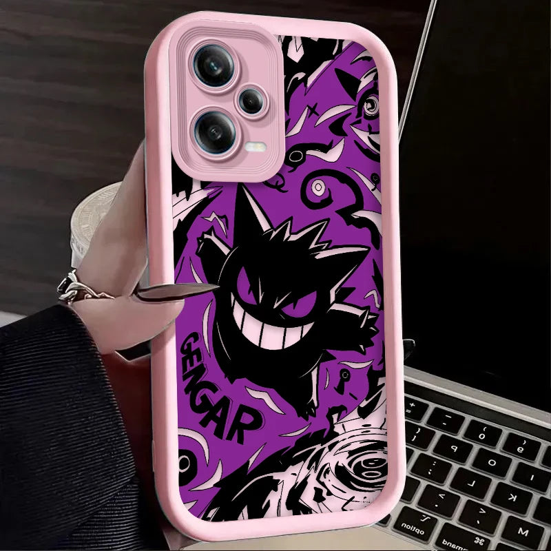 P-Pokemon Cool Gengar Phone Case for Xiaomi Redmi A5 A4 A3 A3X A2 A1 Plus 13X Redmi K80 Ultra K70 K70E K60 K60E K50 K40 K40S K30