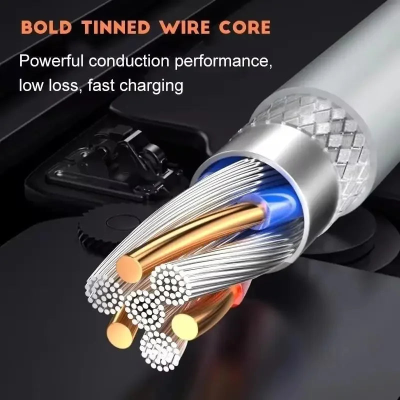 Type C ultra-fast charging cable, suitable for fast charging USB C cables of Samsung, Huawei, Xiaomi and Redmi.