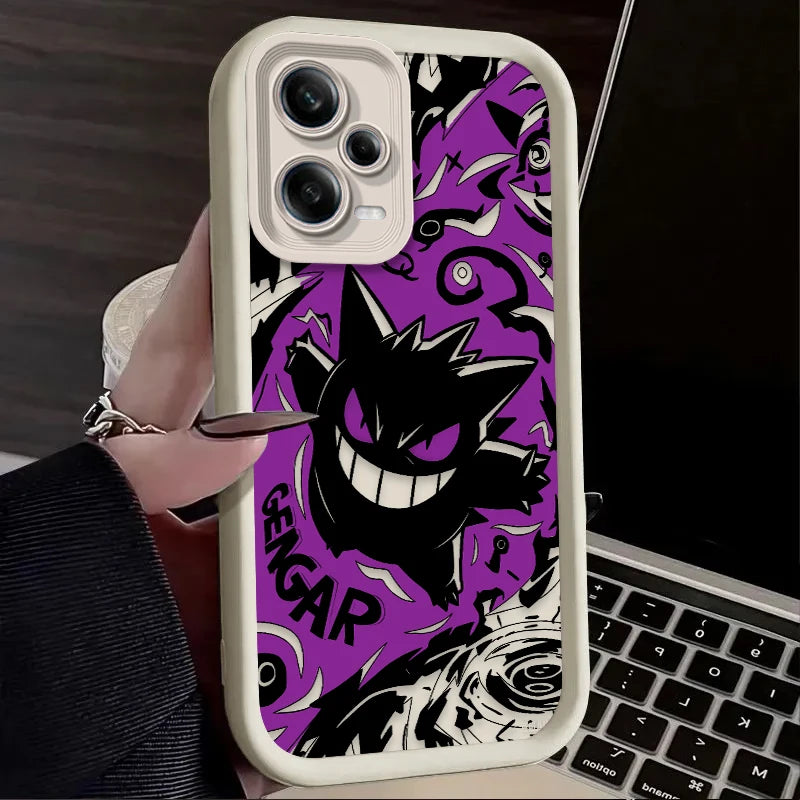 P-Pokemon Cool Gengar Phone Case for Xiaomi Redmi A5 A4 A3 A3X A2 A1 Plus 13X Redmi K80 Ultra K70 K70E K60 K60E K50 K40 K40S K30