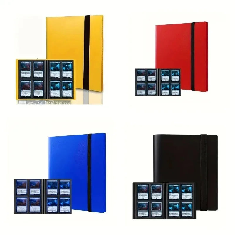 TCG Trading Card Binder with Loading Pockets - Album Display Holder for Yugioh MTG Game Cards Collection Storage Protector Book