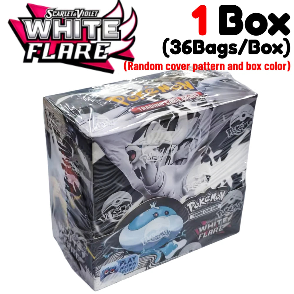 Pokémon  Cards 9+1 Per Pack TCG Mega Evolution Phantasmal Flames Booster Box Trading Card Game Collection Set English Pokemon