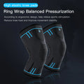 1 Pc Elastic Breathable Compression Knee Support Sleeve for Basketball Running Cycling