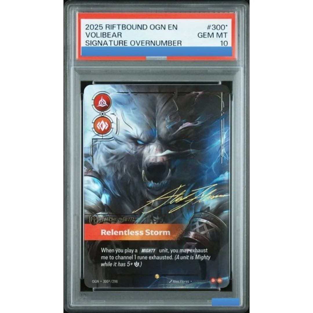DIY RIFTBOUND LEAGUE OF LEGENDS OGN ORIGINS KAI'SA AHRI SETT SIGNATURE OVERNUMBER Authentication Grading 10 Collection Game Card