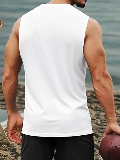 Men's Tank Top Sets 2026 Summer Quick drying Breathable seaside running Y2k tracksuits outfits two piece beach  sports oversize