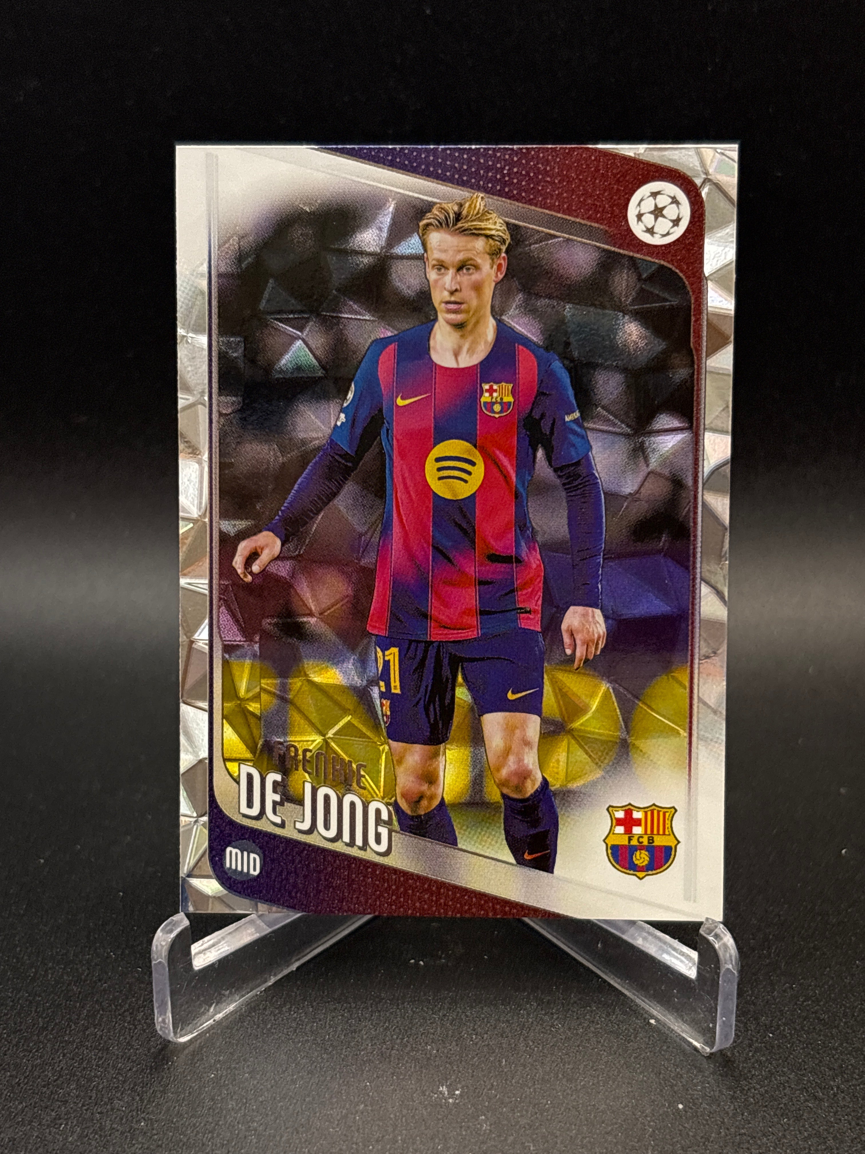 2025-26 Topps Uefa Club Competitions - Frenkie de Jong Diamante Foil
