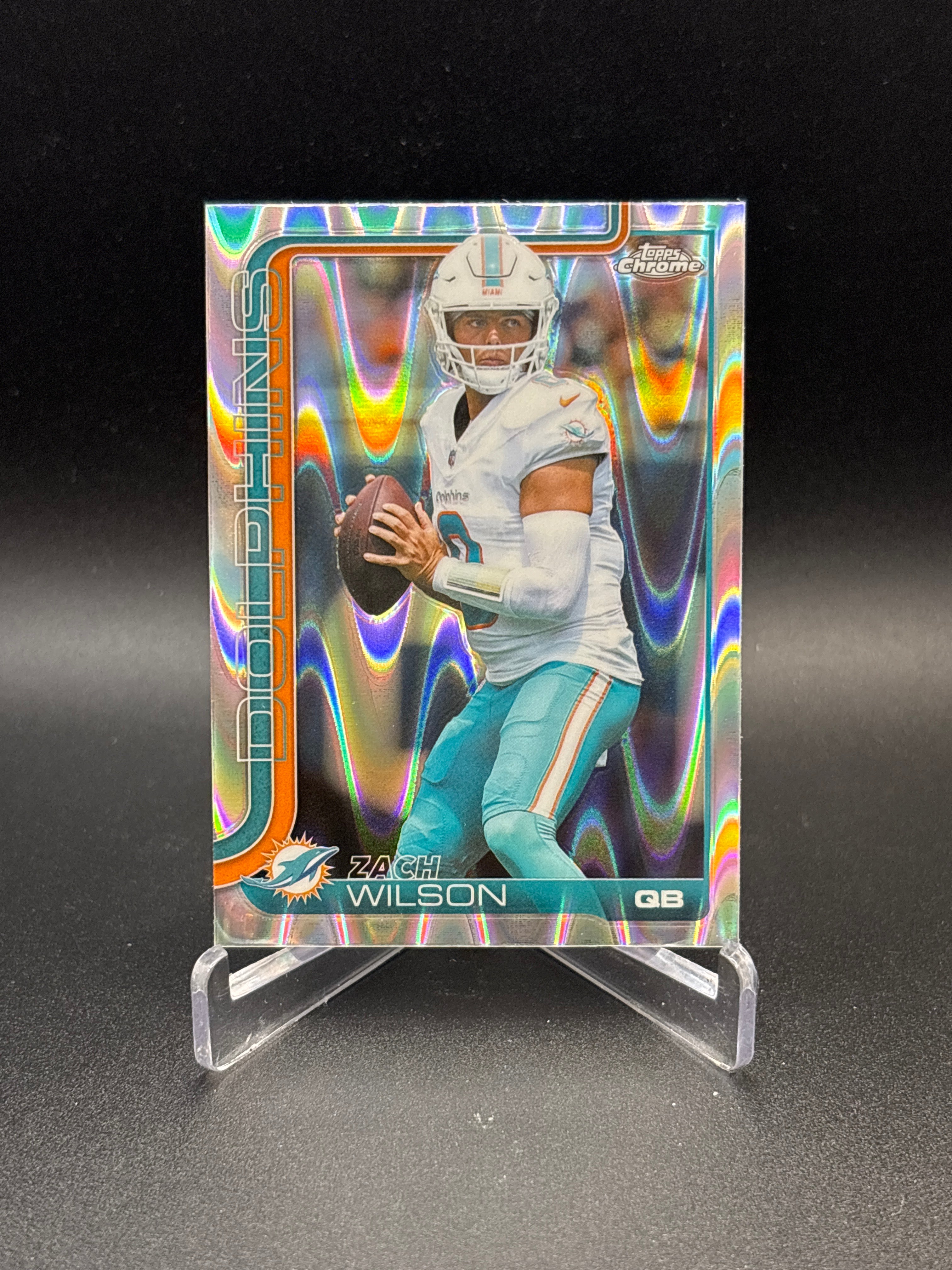 2025 Topps Chrome - Zach Wilson #189 RayWave Refractor