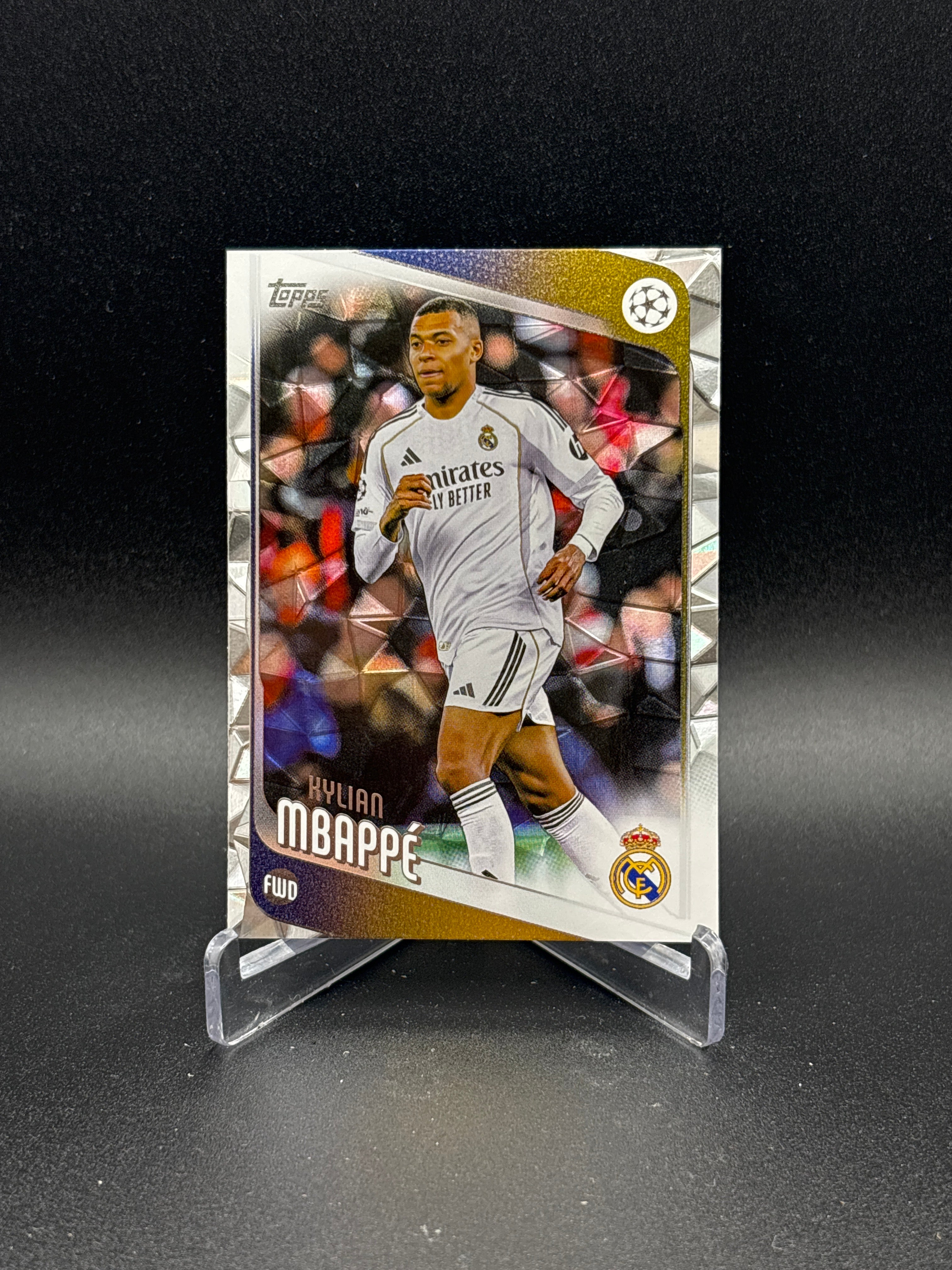 Topps 2026 Kylian Mbappé #112 Real Madrid Parallel UEFA Champions League Soccer