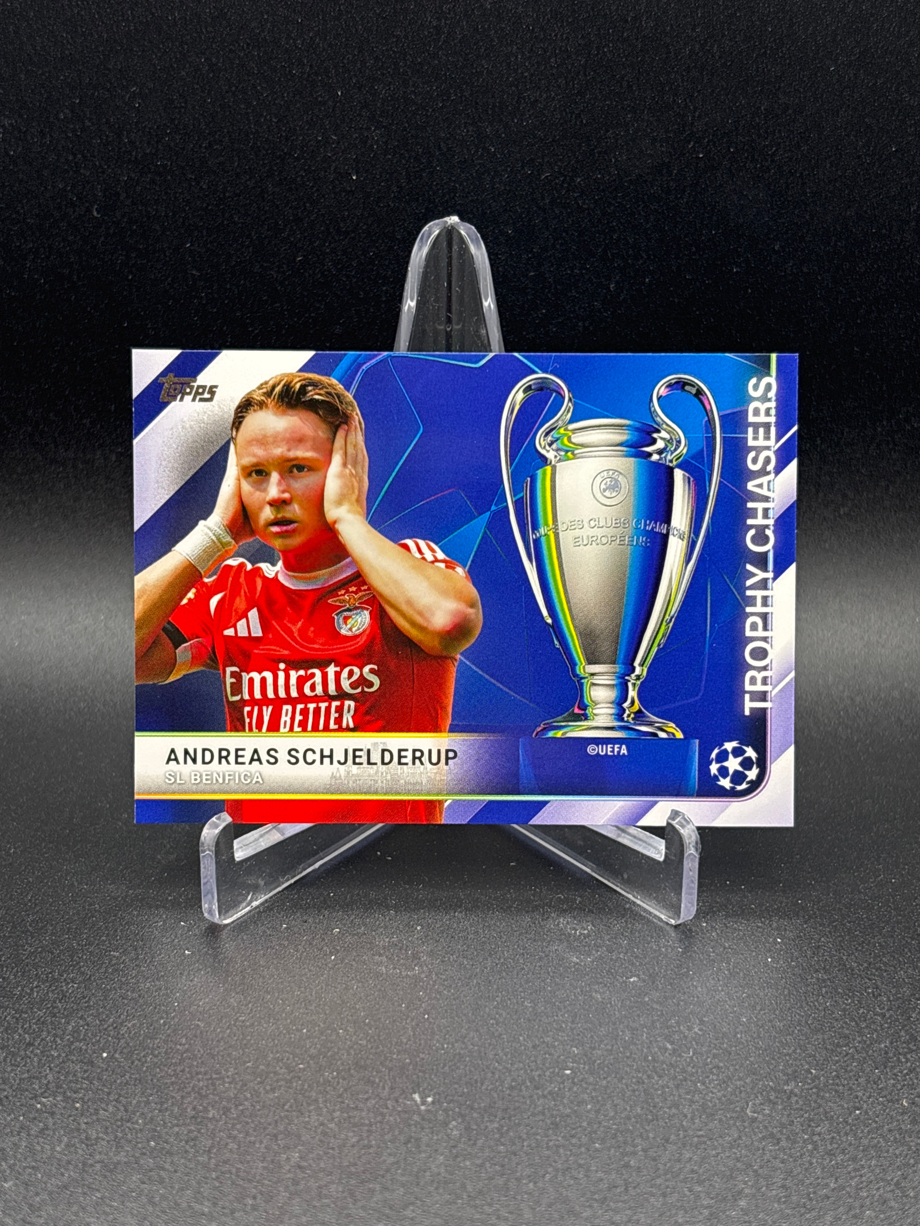 2025-26 Topps Uefa Club Competitions - Trophy Chasers Andreas Schjelderup